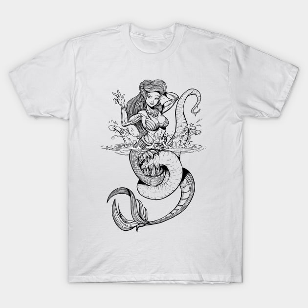 Mermaid Symbiote T-Shirt by MattKetmo